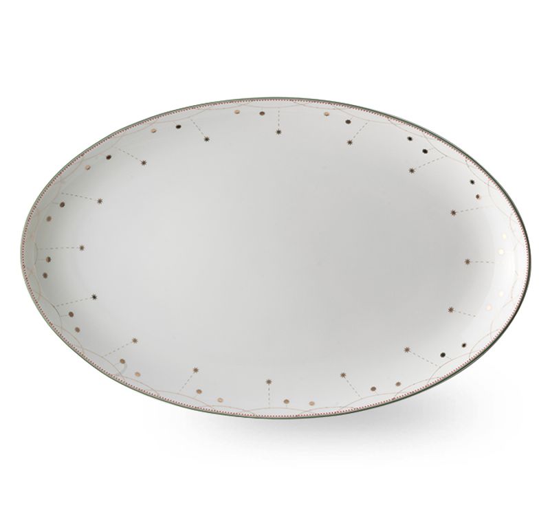 Julemorgen ovalfat 39cm