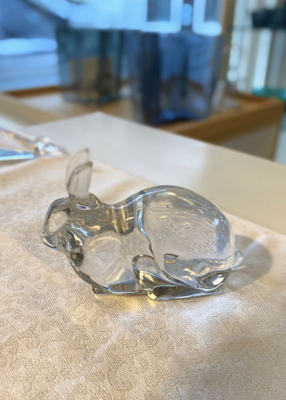 Kanin glassfigur Hadeland