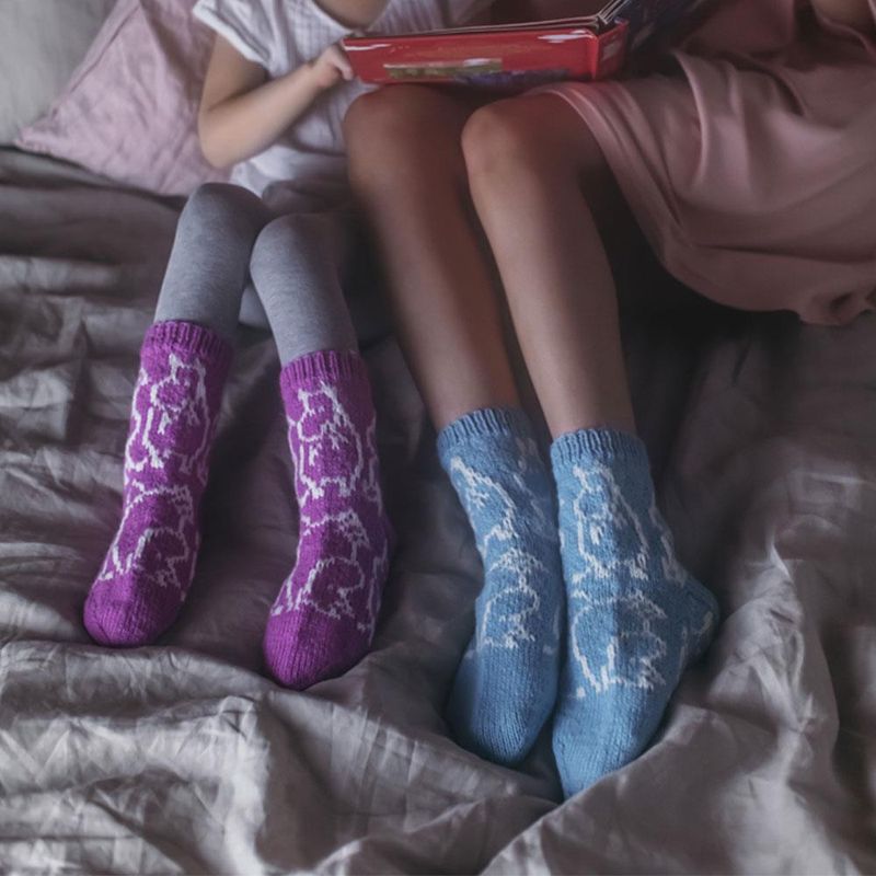 Mummi ullsokker strikkesett