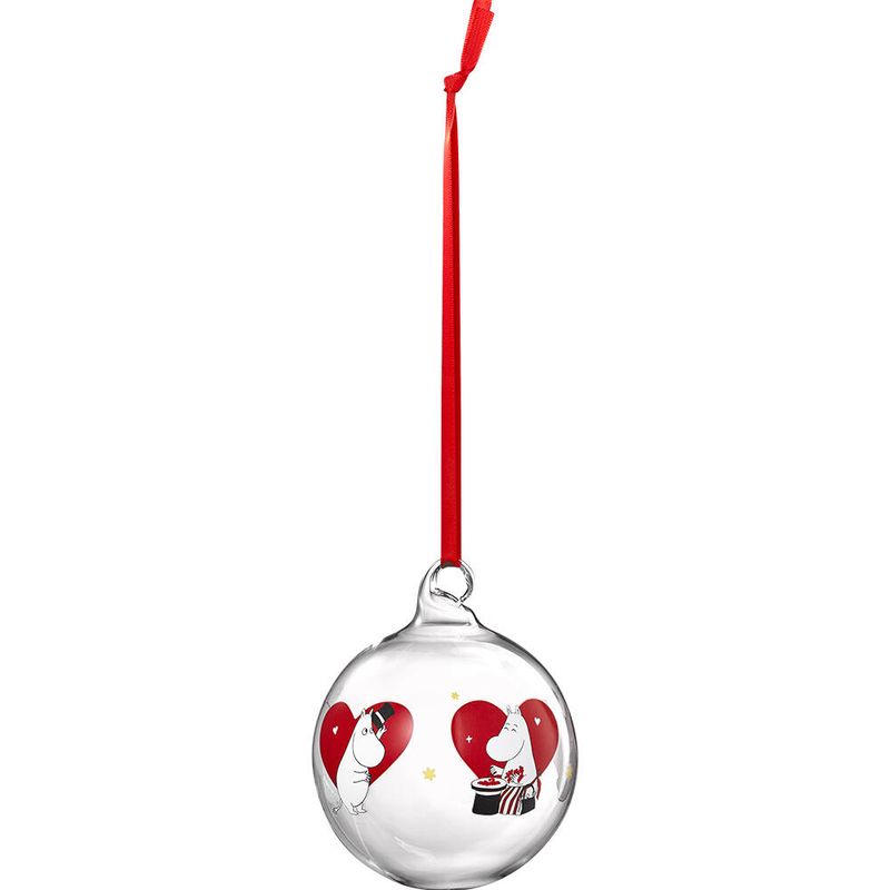 Mummi julekule Hjerte 9cm