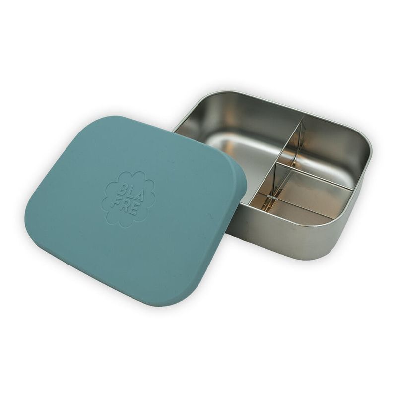 Matboks i stål - blå Blafre
