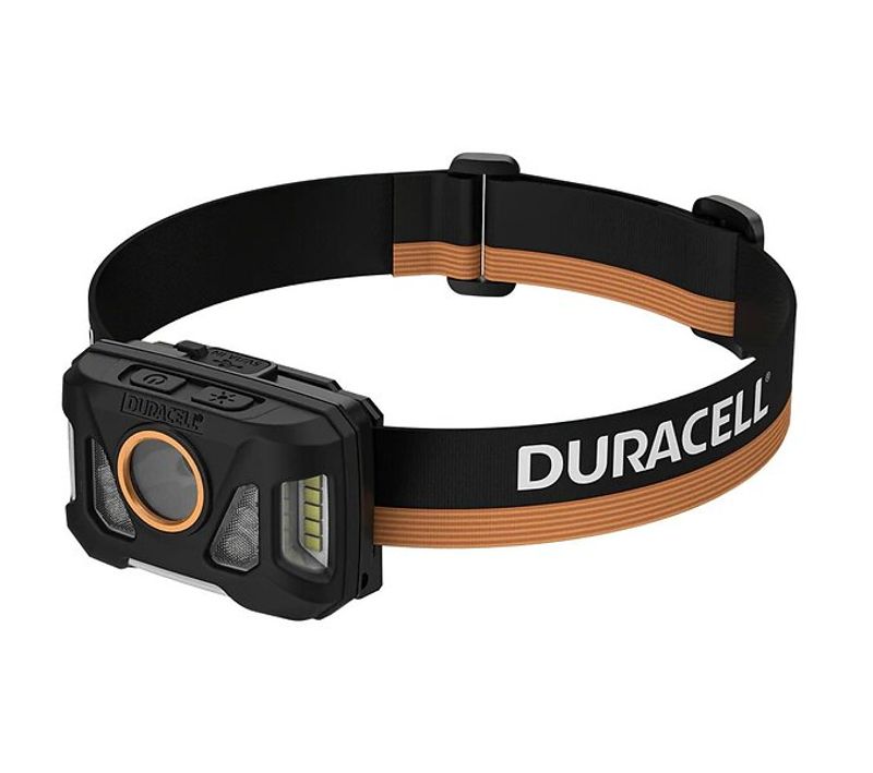 Duracell oppladbar hodelykt 1000lm 